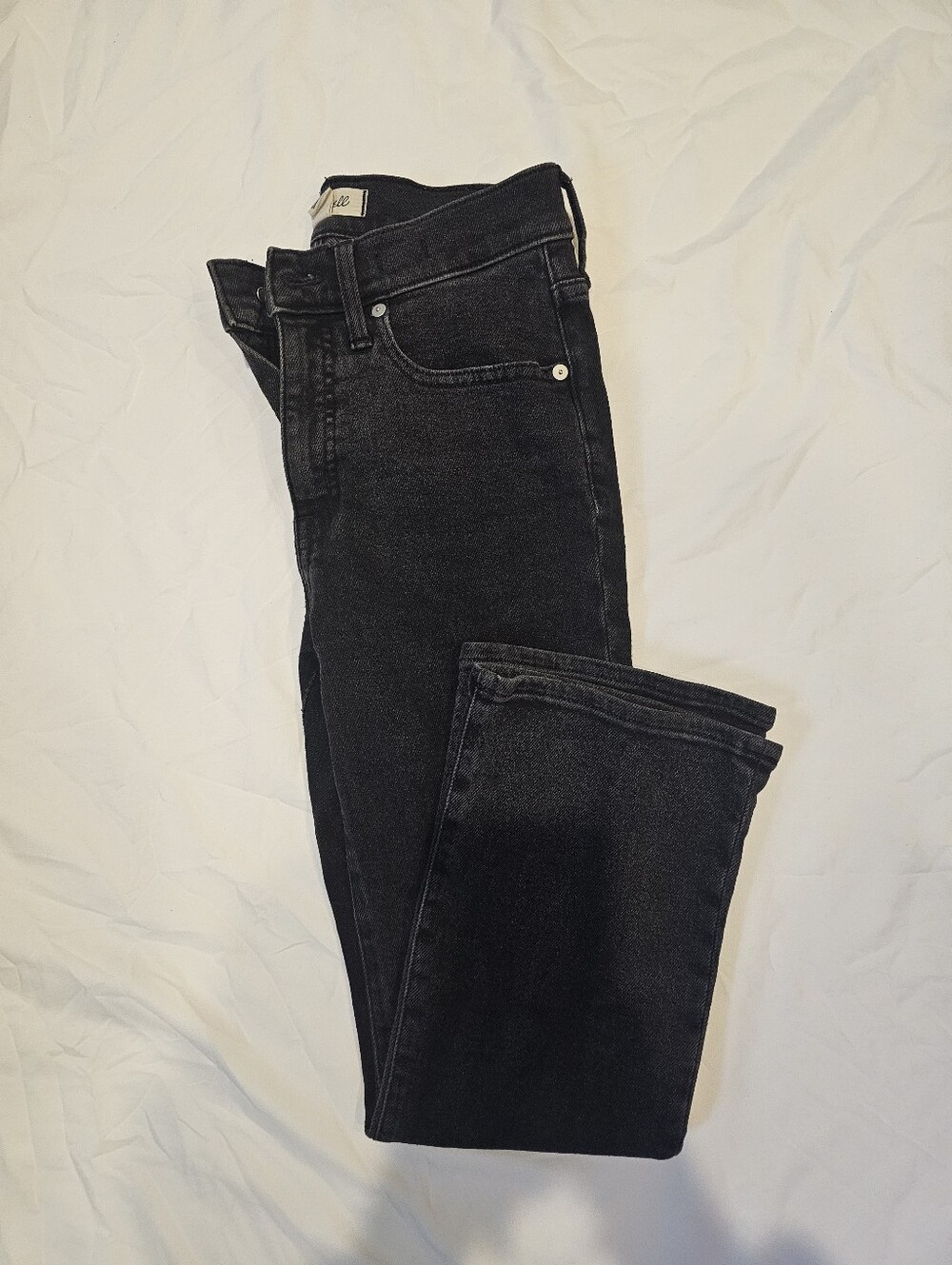 Madewell Faded Black Cali Demi-Boot Jeans- 27P Petite